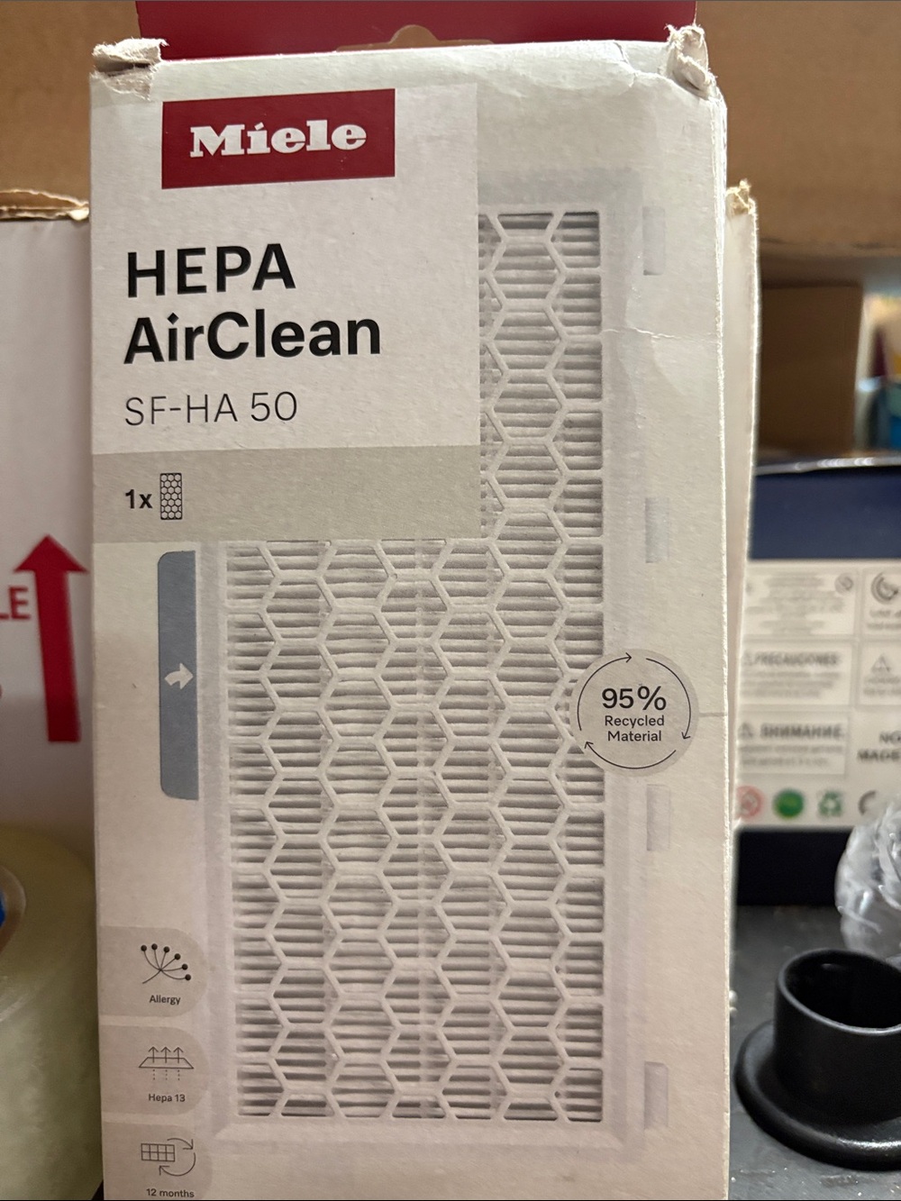 Miele HEPA AirClean SF-HA 50 Filter — White